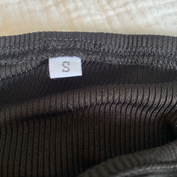 Black Sweetheart Dress with Billowy Sleeves - Small - Picture 4 of 5